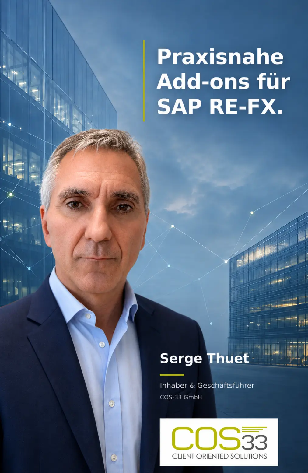 Serge Thuet, Inhaber und Geschäftsführer der COS-33 GmbH