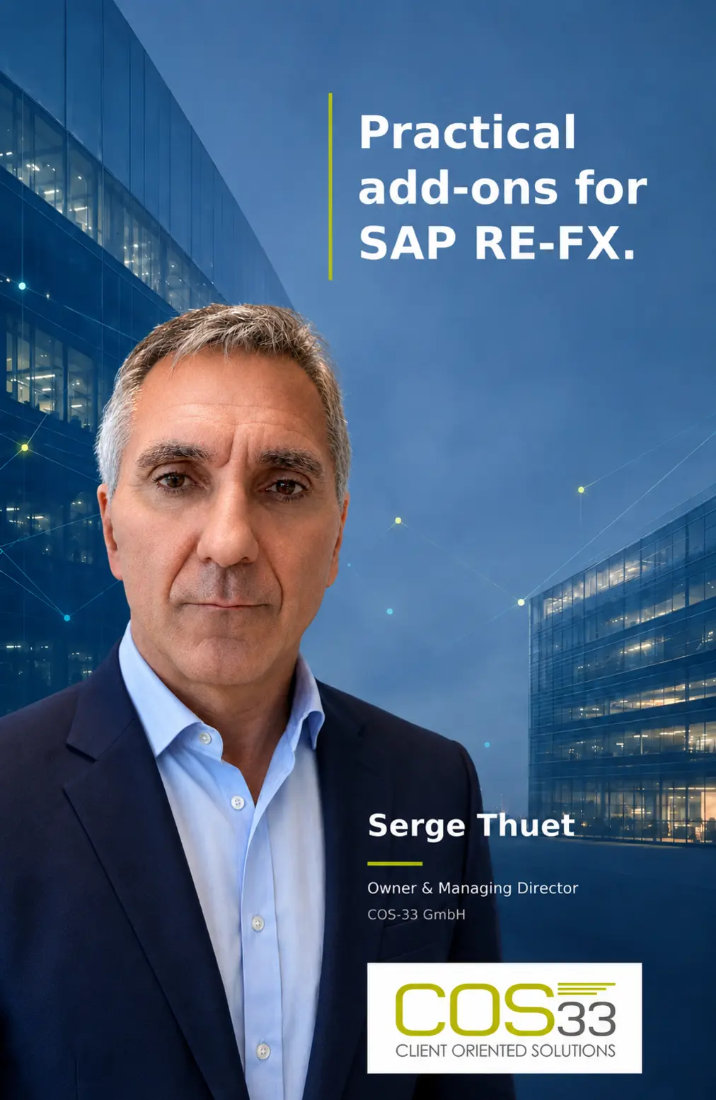 Serge Thuet, owner and managing director of COS-33 GmbH