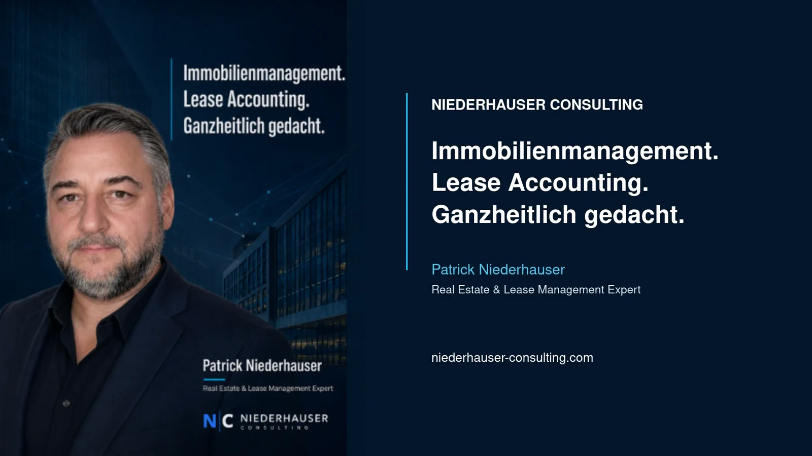 Vorschau des Unternehmensfilms von Niederhauser Consulting